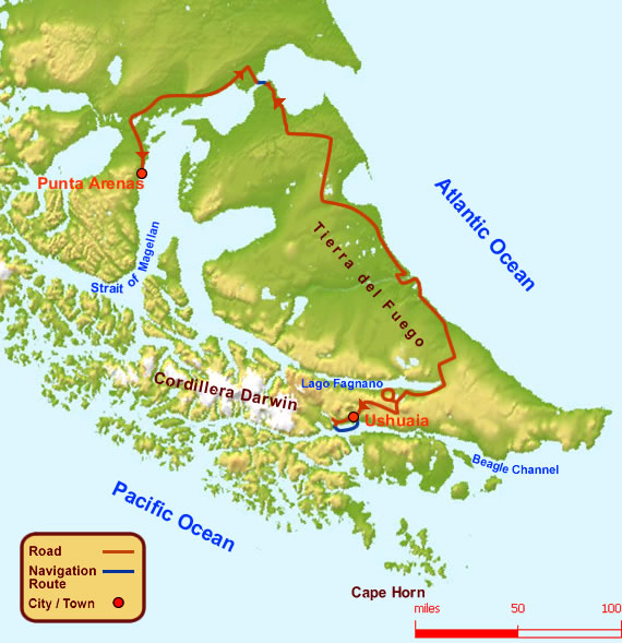 ushuaia-map